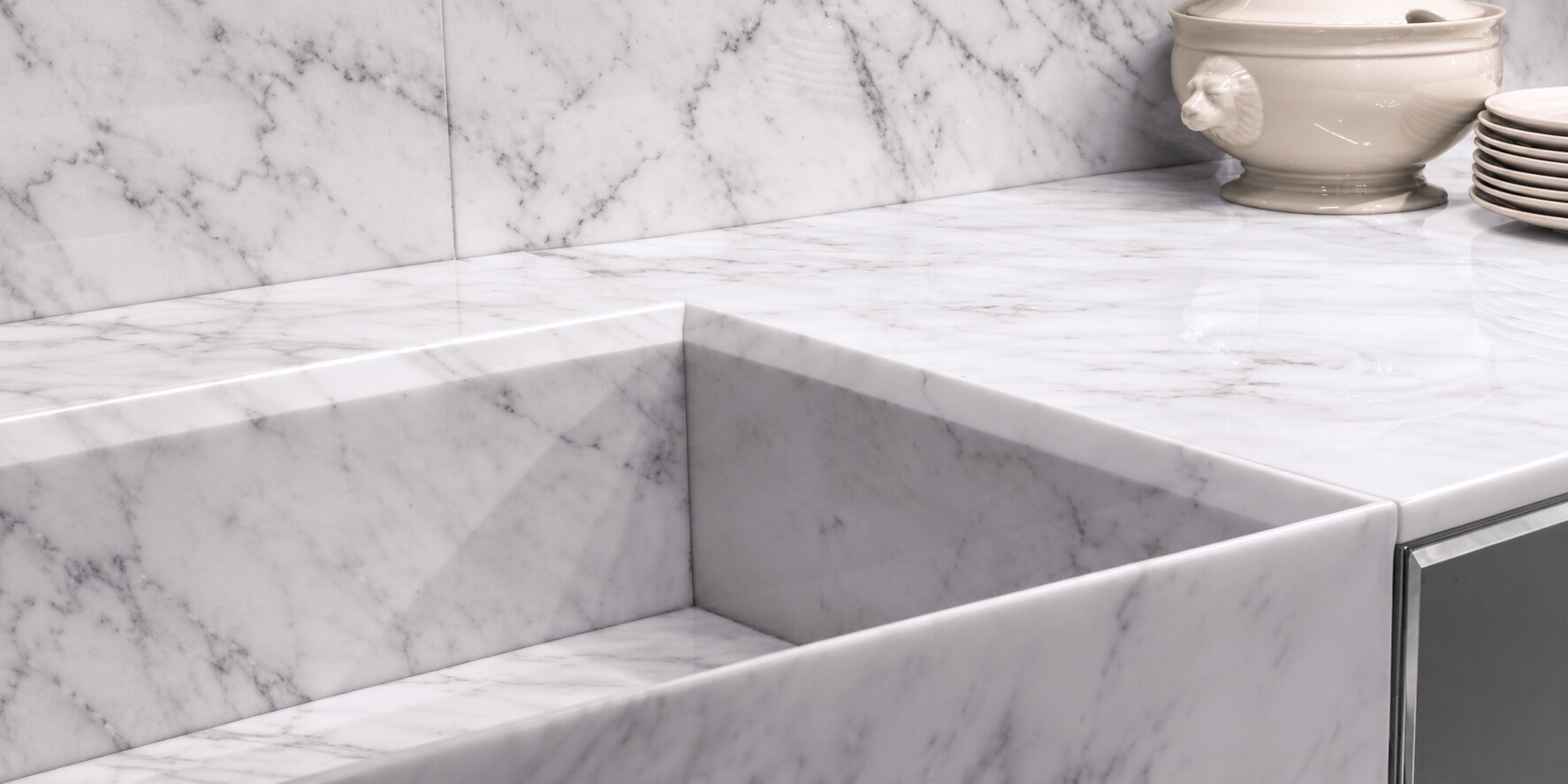 Bianco Carrara Marble for Classic and Contemporary Interiors
