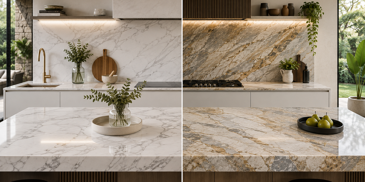 Marble vs Quartzite Benchtops: Which Is Better for Australian Kitchens?