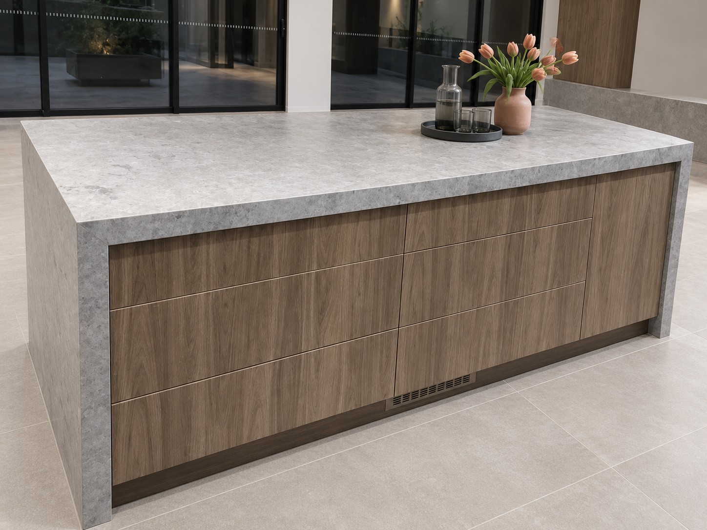 Tundra Grey Marble for Benchtops and Vanities